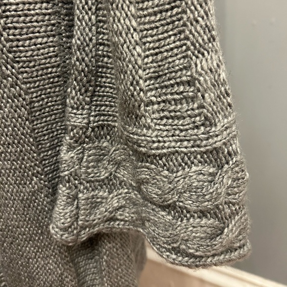 GIGI Long Gray Cardigan, Size S - Picture 4 of 7